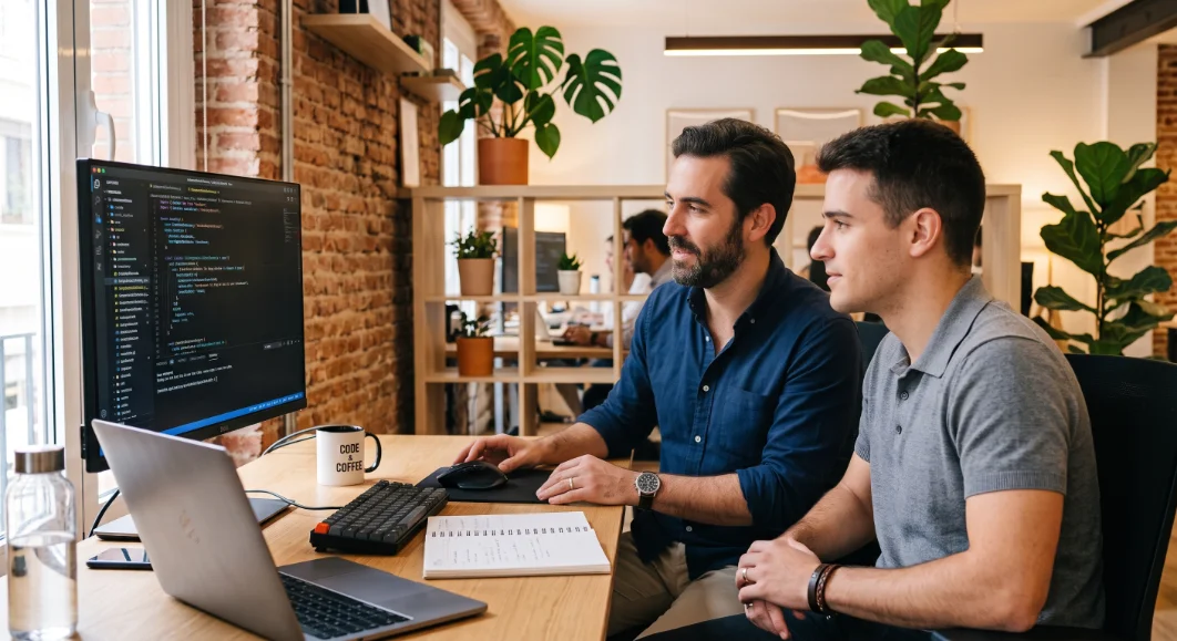 Equipo de analítica trabajando con datos en una organización de salud